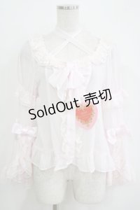 BABY,THE STARS SHINE BRIGHT / シフォンプリンセスドレスブラウス Free ピンク H-25-11-02-1056-BA-BL-NS-ZH