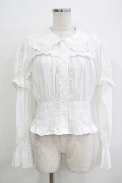 画像1: BABY,THE STARS SHINE BRIGHT / ウエストシャーリングブラウス Free オフ H-25-11-02-1058-BA-BL-NS-ZH