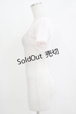 画像2: JESUS DIAMANTE / ローズレースボレロ Free ピンク H-25-11-02-1061-JE-TO-NS-ZH