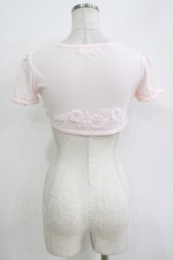 画像3: JESUS DIAMANTE / ローズレースボレロ Free ピンク H-25-11-02-1061-JE-TO-NS-ZH