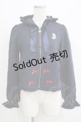 Maison de FLEUR / SnowWhite/ジップパーカー Free ネイビー H-25-11-02-1062-LO-TO-NS-ZH