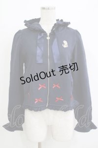 Maison de FLEUR / SnowWhite/ジップパーカー Free ネイビー H-25-11-02-1062-LO-TO-NS-ZH