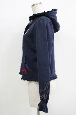 画像2: Maison de FLEUR / SnowWhite/ジップパーカー Free ネイビー H-25-11-02-1062-LO-TO-NS-ZH