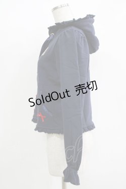 画像2: Maison de FLEUR / SnowWhite/ジップパーカー Free ネイビー H-25-11-02-1062-LO-TO-NS-ZH