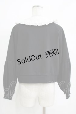 画像3: Secret Honey / 襟付きレースアップトップス Free ブラック H-25-11-02-1063-CA-TO-NS-ZH