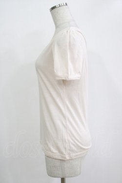 画像2: Fi.n.t / ストライプリボンTシャツ Free ピンク H-25-11-02-1064-CA-TS-NS-ZH