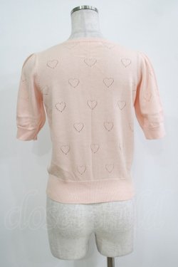 画像3: Fi.n.t / ハート透かしカーディガン Free ピンク H-25-11-02-1067-CA-TO-NS-ZH