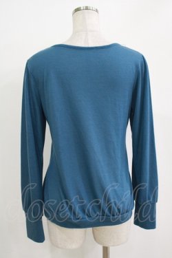 画像3: axes femme / パール使いプルオーバー M ブルー H-25-11-02-1070-AX-TO-NS-ZH