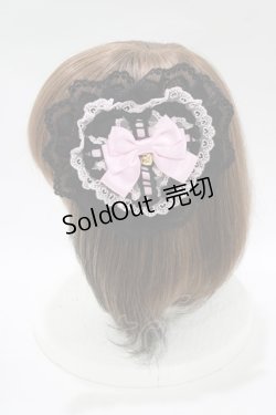 画像2: Angelic Pretty / プレゼントハートクリップブローチ  ブラック H-25-11-02-1081-AP-ZA-NS-ZH
