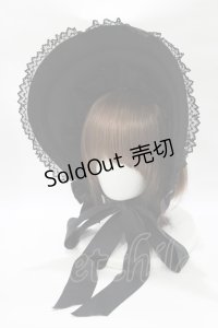 Angelic Pretty / Classic Dollハーフボンネット  ブラック H-25-11-02-1082-AP-AC-NS-ZH