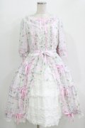 Angelic Pretty / Secret Daisy Gardenワンピース Free サックス H-25-11-02-1008-AP-OP-NS-ZH