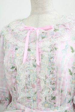 画像5: Angelic Pretty / Secret Daisy Gardenワンピース Free サックス H-25-11-02-1008-AP-OP-NS-ZH