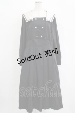 画像1: m petit by misako / サンリオキャラクターズコラボ クロミセーラーワンピース LL ブラック H-25-11-02-1011-LO-OP-NS-ZH