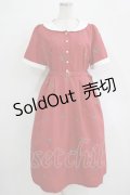 axes femme / さくらんぼ刺繍ワンピース Free レッド H-25-11-02-1012-AX-OP-NS-ZH