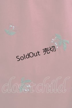 画像4: axes femme / さくらんぼ刺繍ワンピース Free レッド H-25-11-02-1012-AX-OP-NS-ZH