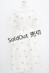 axes femme / さくらんぼ刺繍ワンピース Free オフ H-25-11-02-1013-AX-OP-NS-ZH