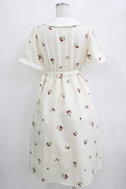 画像3: axes femme / さくらんぼ刺繍ワンピース Free オフ H-25-11-02-1013-AX-OP-NS-ZH