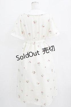 画像3: axes femme / さくらんぼ刺繍ワンピース Free オフ H-25-11-02-1013-AX-OP-NS-ZH