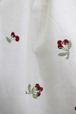 画像4: axes femme / さくらんぼ刺繍ワンピース Free オフ H-25-11-02-1013-AX-OP-NS-ZH