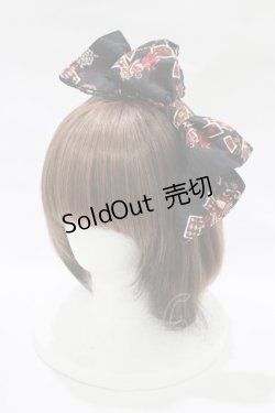 画像7: ALICE and the PIRATES / ワンダーラビットのマジカルトランプティーパーティ柄ジャンパースカートセット Free ブラック H-25-11-02-1001-PA-OP-NS-ZH