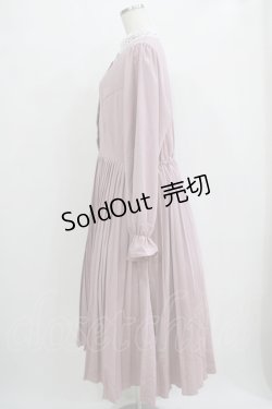 画像2: m petit by misako / AM*レースエリプリーツワンピース LL ピンク H-25-11-02-1017-LO-OP-NS-ZH