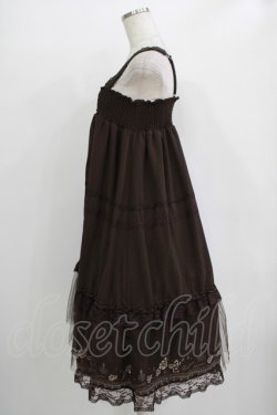 画像2: axes femme / 裾プリント2WAYロンスカ M ブラウン H-25-11-02-1018-AX-SK-NS-ZH