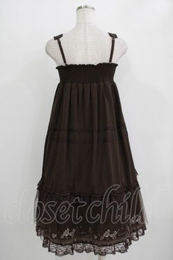 画像3: axes femme / 裾プリント2WAYロンスカ M ブラウン H-25-11-02-1018-AX-SK-NS-ZH