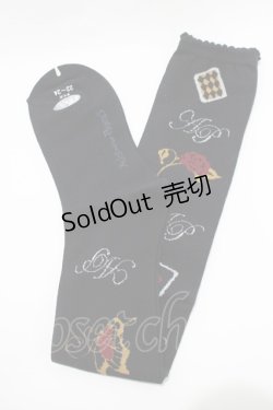 画像8: ALICE and the PIRATES / ワンダーラビットのマジカルトランプティーパーティ柄ジャンパースカートセット Free ブラック H-25-11-02-1001-PA-OP-NS-ZH