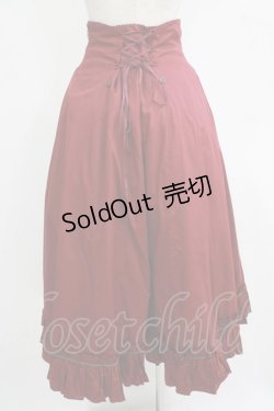 画像3: Victorian maiden / ハイウェストバッスルロングスカート Free ボルドー H-25-11-02-1020-CL-SK-NS-ZH