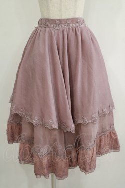 画像1: Hinana Queena / 菫の秘め事 スカート XL ラベンダー H-25-11-02-1021-PU-SK-NS-ZH