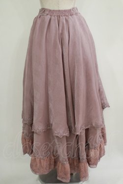 画像3: Hinana Queena / 菫の秘め事 ロングスカート XL ラベンダー H-25-11-02-1022-PU-SK-NS-ZH