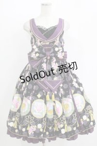 metamorphose / 花鹿の万華鏡タックジャンパースカート Free 黒檀 H-25-11-02-1002-ME-OP-NS-ZH