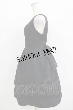 画像2: an another angelus / スカラップジャンパースカート Free ブラック H-25-11-02-1024-CA-OP-NS-ZH