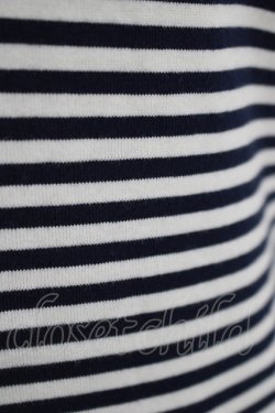 画像4: MILK / ラウンドカラーカットドレス  ネイビーボーダー H-25-11-03-025-ML-OP-KB-ZH