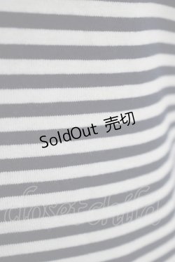 画像4: MILK / ラウンドカラーカットドレス  ネイビーボーダー H-25-11-03-025-ML-OP-KB-ZH