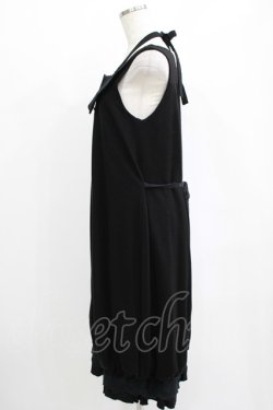 画像2: GRAMM / チュールレースバルーンワンピース  黒 H-25-11-03-028-HN-OP-KB-ZH