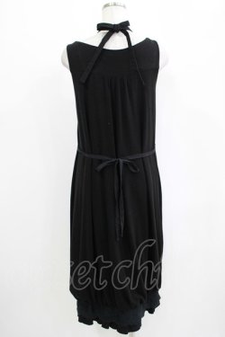 画像3: GRAMM / チュールレースバルーンワンピース  黒 H-25-11-03-028-HN-OP-KB-ZH