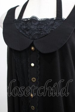 画像4: GRAMM / チュールレースバルーンワンピース  黒 H-25-11-03-028-HN-OP-KB-ZH