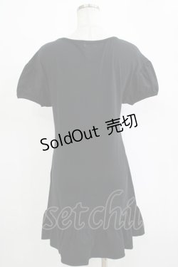 画像3: 【SALE】Emily Temple cute / ドットリボンプリントカットソーワンピース  黒 H-25-11-03-030-ET-OP-KB-ZT383