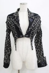 OZZ ANGELO / ローズハンティングショートジャケット  黒 H-25-11-03-032-OO-JA-KB-ZH