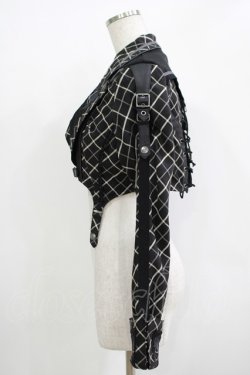 画像2: OZZ ANGELO / ローズハンティングショートジャケット  黒 H-25-11-03-032-OO-JA-KB-ZH