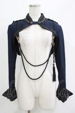 画像1: Ozz oneste / ショートジャケット  紺 H-25-11-03-033-OO-JA-KB-ZH