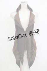 STEAM / ジャガード切替ホルターベスト  茶 H-25-11-03-035-HN-TO-KB-ZH