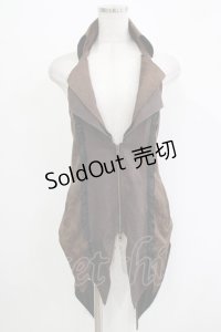 STEAM / ジャガード切替ホルターベスト  茶 H-25-11-03-035-HN-TO-KB-ZH