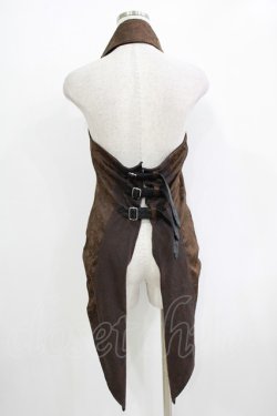 画像3: STEAM / ジャガード切替ホルターベスト  茶 H-25-11-03-035-HN-TO-KB-ZH