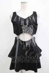 dependoll / Heart spider setup (skirt)  ブラック H-25-11-03-037-LO-OP-KB-ZH
