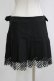 画像3: DARK IN LOVE / Rock girl studded pleated net mini skirt M ブラック H-25-11-03-038-PU-SK-KB-ZH (3)