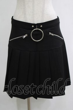 画像1: KILL STAR / No Lip Pleated Skirt  ブラック H-25-11-03-039-SL-SK-KB-ZH