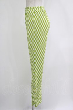 画像2: Candy Stripper / EASY FLARE CHINA PANTS  ライトグリーン H-25-11-03-041-PU-PA-KB-ZH