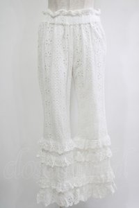 Candy Stripper / LACY PANTS  ホワイト H-25-11-03-042-PU-PA-KB-ZT217